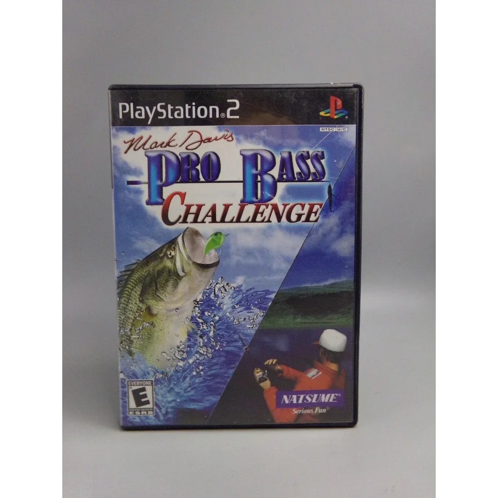 PlayStation 2 PS2 Mark Davis‎ Pro Bass Challenge Video Game